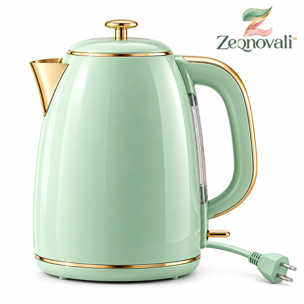 Zeqnovali™ Mint Electric Kettle view 4