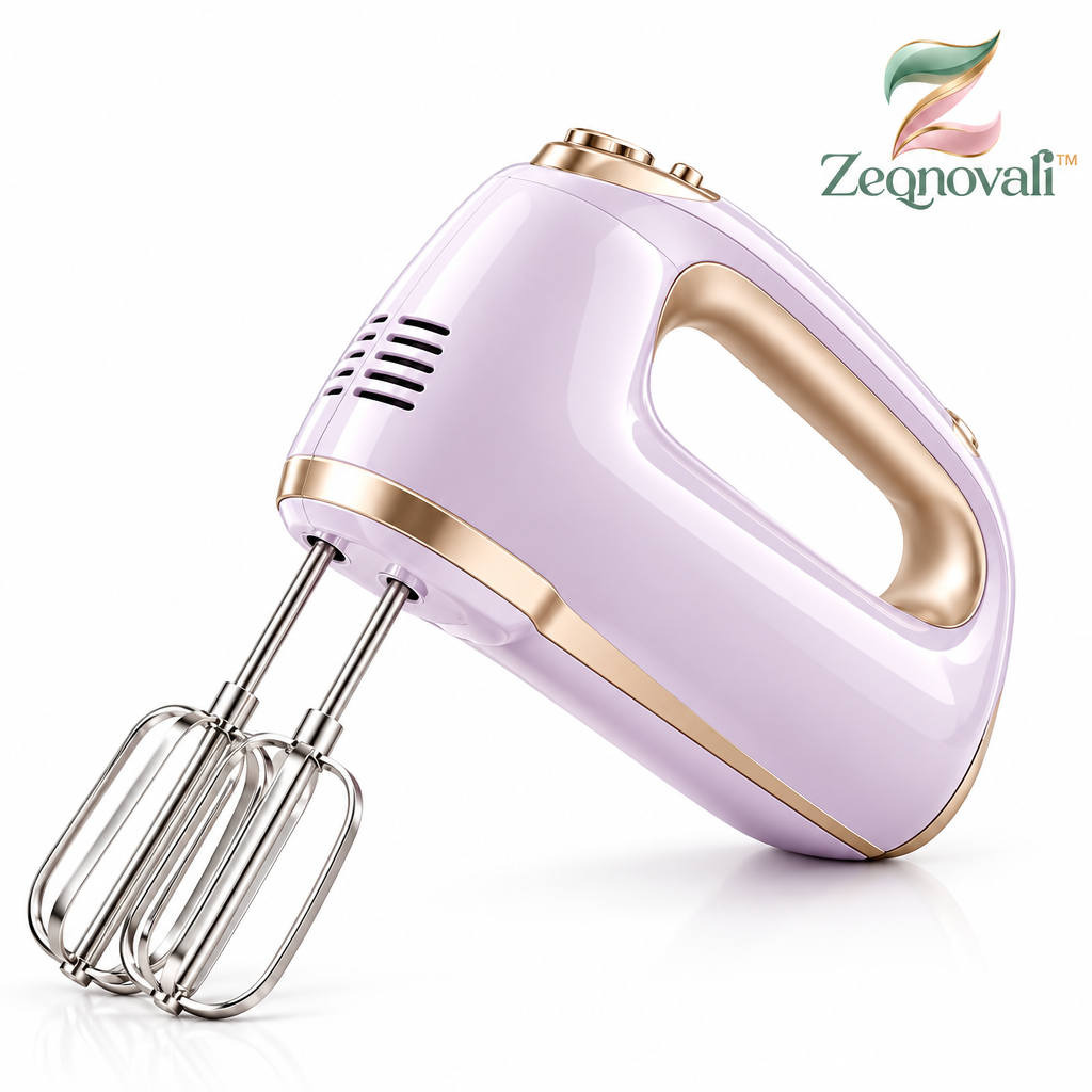 Zeqnovali™ Lilac Hand Mixer view 4