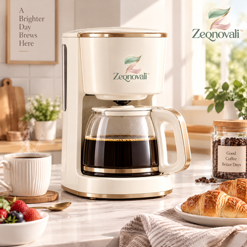 Zeqnovali™ Cream Drip Coffee Maker view 2