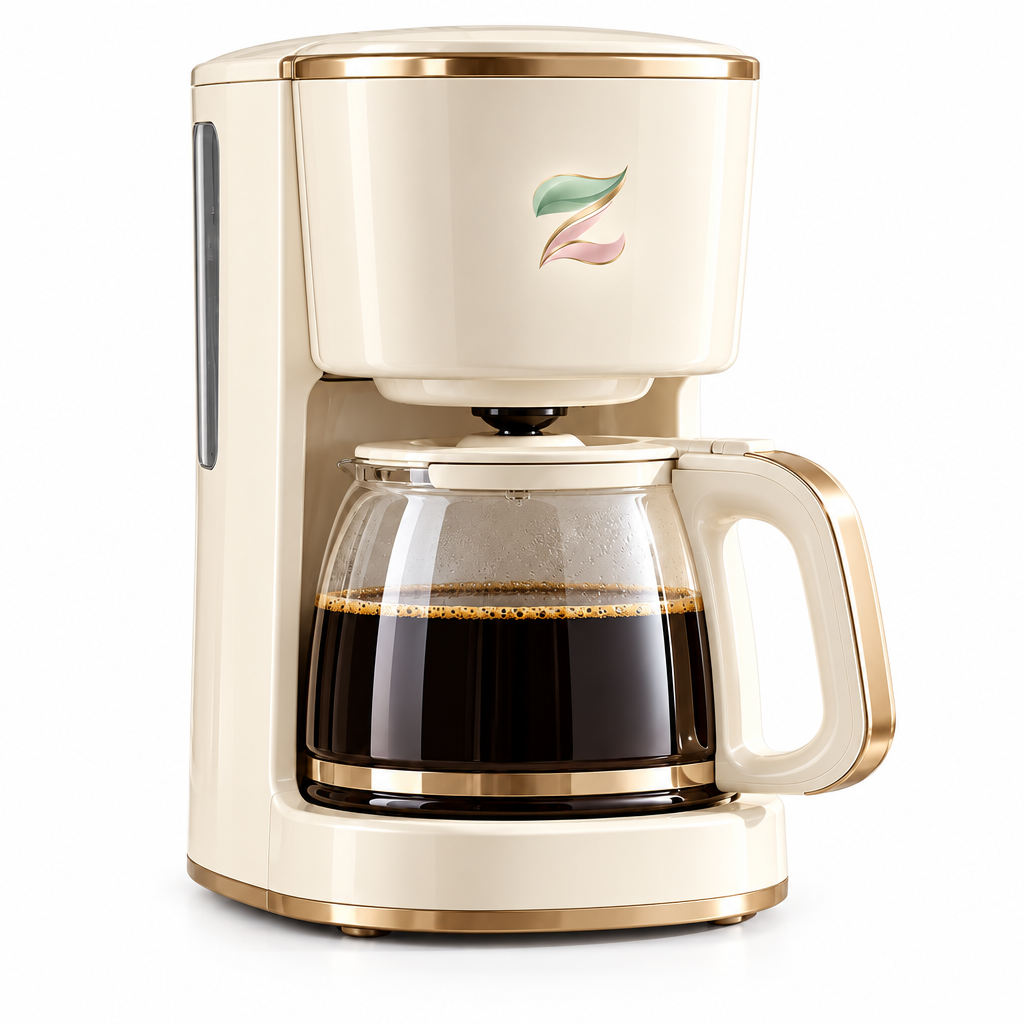 Zeqnovali™ Cream Drip Coffee Maker view 4