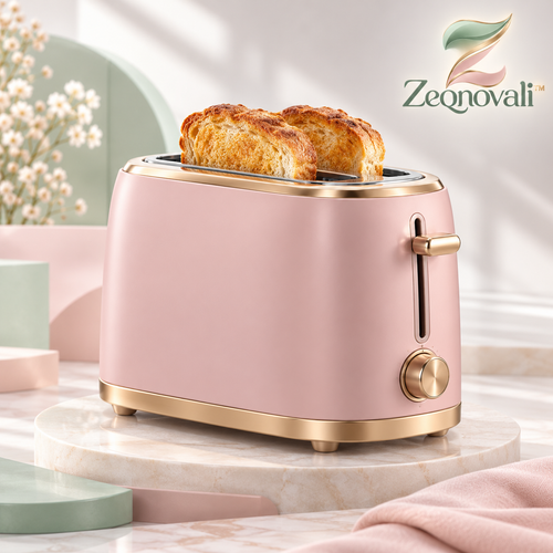 Zeqnovali™ Blush Two-Slice Toaster view 1