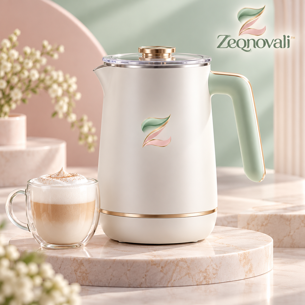 Zeqnovali™ Cloud Electric Milk Frother view 1