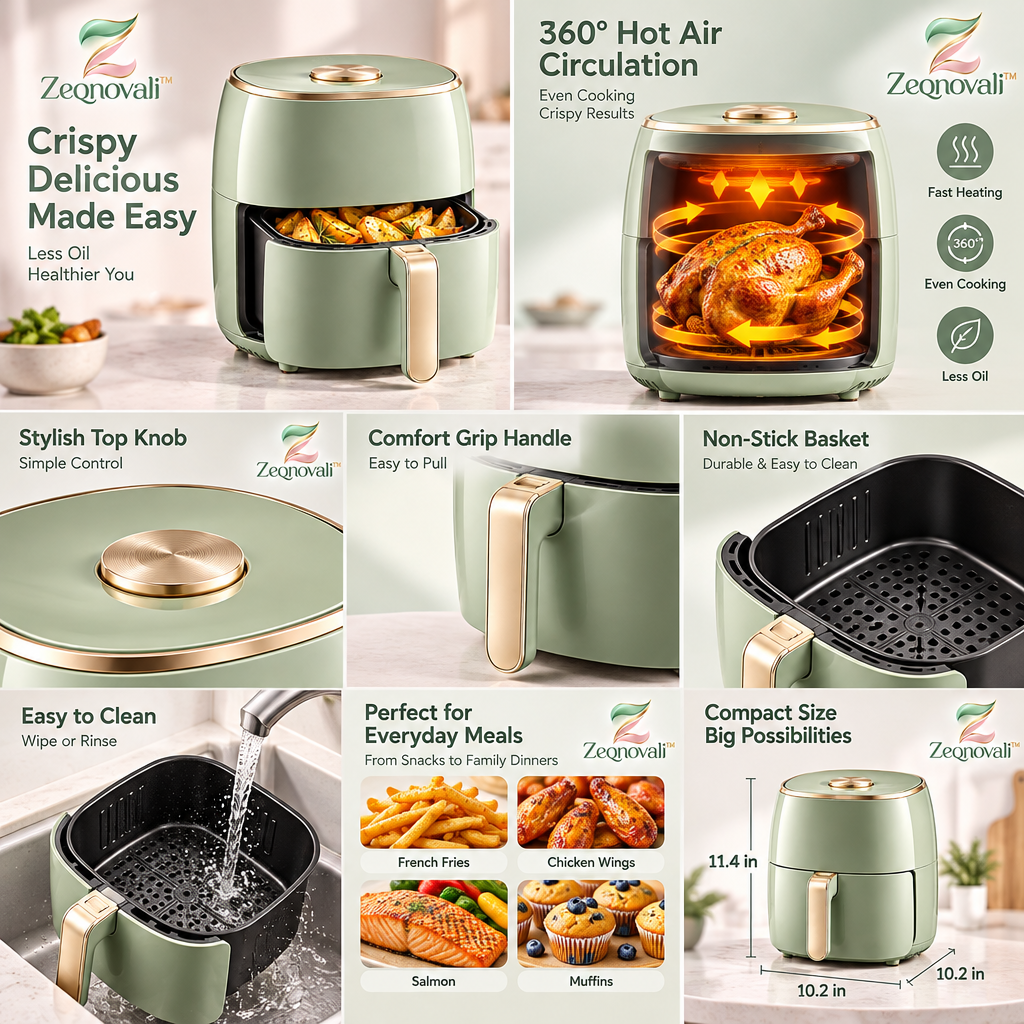 Zeqnovali™ Sage Compact Air Fryer view 3