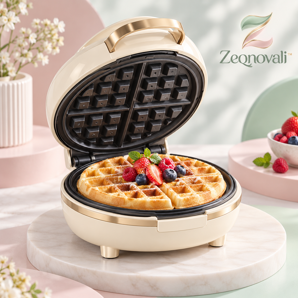 Zeqnovali™ Vanilla Waffle Maker view 1